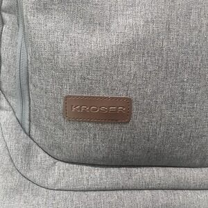 KROSER 17.3 inch Laptop iPad‎ Backpack Gray Padded Back Travel Charging Port
